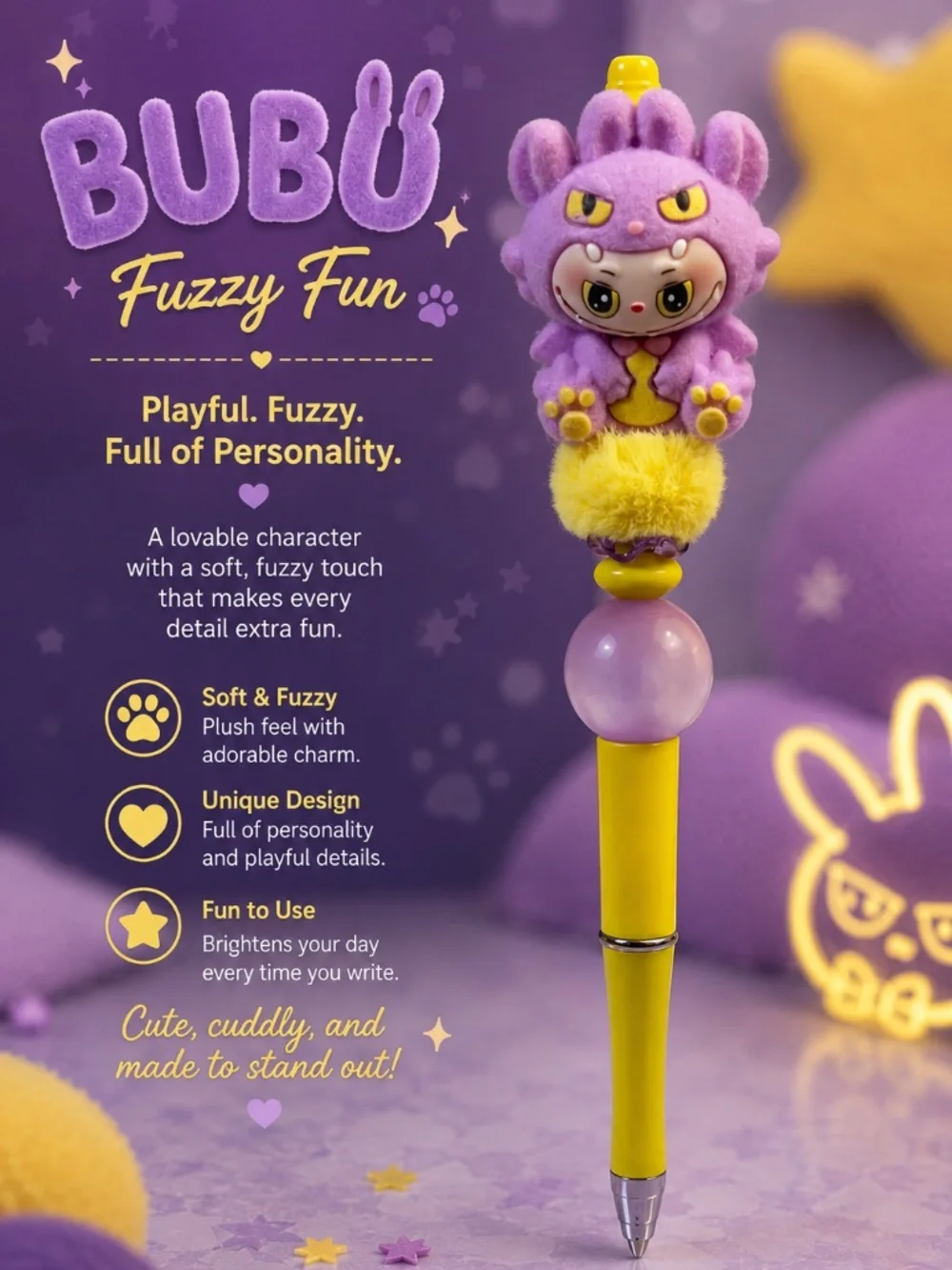 Fuzzy Mischief Pen